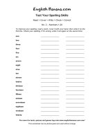 read cover write check correct 2 numbers 1 20 es13 