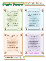 7485 simple future tense  with key 