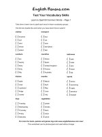 learn to spell 50 common words page 1 es2 