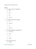 English grade 10   error recoginition test 01 