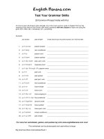 20 common phrasal verbs with put 