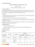 Đề thi giữa học kì 1 môn Ngữ văn lớp 6 trường THCS Kiên Bình, Kiên Lương năm 2015 - 2016