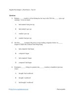 English past simple vs past perfect   test 01 