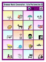 3030 grammar meets conversation a an the some any 6  asking questions 