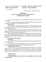 KẾ HOẠCH CÔNG TÁC ĐẢM BẢO CHẤT LƯỢNG VỆ SINH AN TOÀN THỰC PHẨM  6 THÁNG ĐẦU NĂM