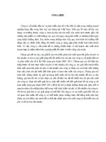 Kiểm định mối quan hệ giữa chi phí   lợi nhuận và đề xuất một số giải pháp nhằm tối thiểu hóa chi phí tại công ty cổ phần đầu tư và phát triển nhà số 6 hà nội 