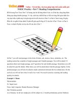 TOEIC Practice - Part 7: Reading Comprehension