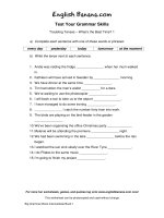 troubling tenses whats the best time 1 