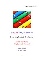 14 clear alphabet dictionary 