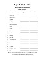 places in a town 3 ev49 