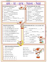 8030 am is are has have 