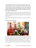 Kinh nghiệm tổ chức lễ ăn hỏi được lòng hai họ