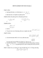 Tuyển tập đề thi chọn học sinh giỏi toán 10