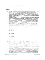 Fill the blank   intermediate level test 03 