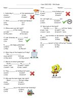 5839 quiz  was or were 