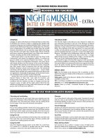 Night at the museum RESOURCE 