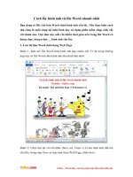 Cách lấy hình ảnh từ file Word nhanh nhất