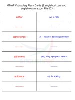 GMAT vocabulary flash cards03 