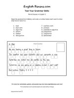 word classes in english 2 