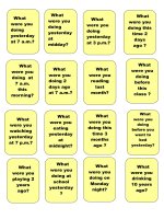 15188 past continuous  speaking cards 