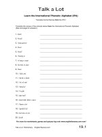 talk a lot translate animal names from the ipa 1 