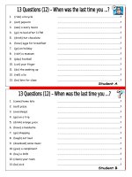 22136 13 questions 12  when was the last time 