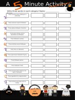34596 a 5 minute activity halloween edition 