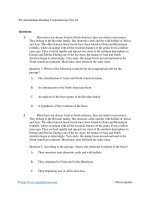 Pre intermediate reading comprehension test 01 