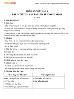 Giáo án Ngữ văn 6 tuần 7 tiết 25