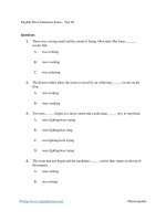 English past continuous tense   test 02 