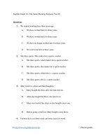 English grade 10   the same meaning sentence test 02 