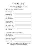 asking questions 2 esl3 