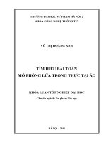 Tìm hiểu bài toán mô phỏng lửa trong thực tại ảo 