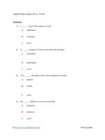 English future simple tense   test 03 