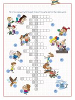 45412 irregular verbs crossword puzzle 