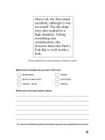 Bài tập về  written english 2 