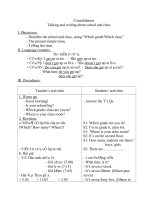 Talking and writing about school and class