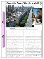 2787 conversation corner where in the world 3  the city 