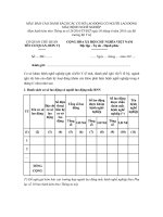 Mẫu báo cáo danh sách các cơ sở lao động có người mắc bệnh nghề nghiệp