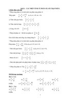 Giáo án ôn tập hè toán lớp 5 lên 6 