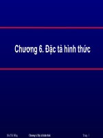Chương 6  đặc tả hình thức 