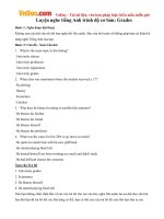 Luyện nghe tiếng Anh trình độ cơ bản: Grades