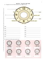 303 telling the time 