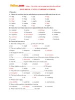 bai tap tieng anh lop 10 unit 9 undersea world