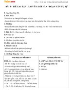 Giáo án Ngữ văn 6 tuần 5 tiết 20