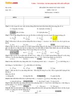 Đề thi khảo sát chất lượng đầu năm môn Vật lý lớp 12 trường THPT Phan Ngọc Hiển, Cà Mau năm học 2015 - 2016