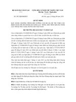 Quyết định 2912/QĐ-BGDĐT: Chương trình bồi dưỡng cán bộ ra đề thi đánh giá năng lực tiếng Anh