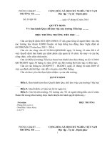 QUY CHẾ làm VIỆC cơ QUAN