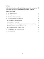 Đề Tài:  Các nhân tố ảnh hưởng đến sự hài lòng của học viên cao học K19 về chất lượng đào tạo của Trường Đại Học Kinh Tế Tp.HCM.