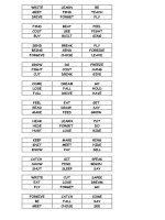 4149 irregular verbs bingo cards 